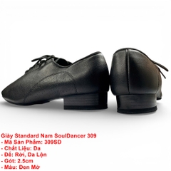Giày Standard Nam SoulDancer 309 (309SD) - Đen Mờ