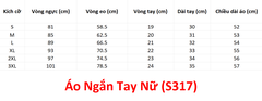 (Doubl) Áo Cổ Tròn, Ngắn Tay Nữ (DB195) - Đỏ + Size