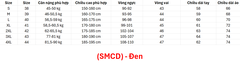 Áo Sơ Mi Nam Ngắn Tay Cổ Đức (SMCD) - Đen + Size