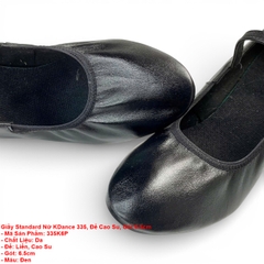 Giầy Standard Nữ KDance 335, Đế Cao Su, Gót 6.5cm (335K6P) - Đen