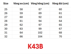 (Doubl) Quần Nữ Standard (K43B) - Nâu + Size