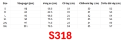 (Doubl) Áo Nữ (S318) - Đỏ + Size