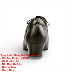 Giày Latin Nam SoulDancer 438 (438SD) - Đen Mờ