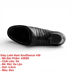 Giày Latin Nam SoulDancer 438 (438SD) - Đen Mờ