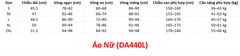 (DanceBaby) Áo Nữ (DA440L) - Xanh + Size
