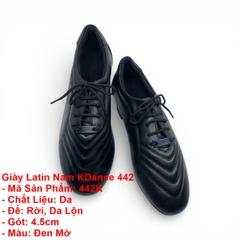 Giày Latin Nam KDance 442 (442K) - Đen Mờ