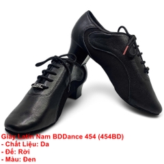 Giày Latin Nam BDDance 454 (454BD) - Đen Mờ