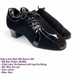 Giày Latin Nam BD Dance 461 (461BD) - Bóng + Size