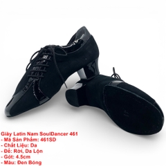 Giày Latin Nam SoulDancer 461 (461SD) - Đen Bóng