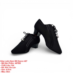 Giày Latin Nam BD Dance 467 (467BD) - Vải + Size