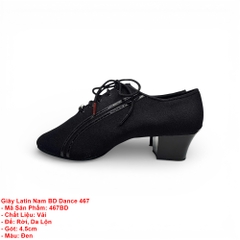 Giày Latin Nam BD Dance 467 (467BD) - Vải + Size