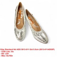 Giày Standard Nữ ADS 5013-011 Gót 5.5cm (5013-011ADS5P) - Da Rắn