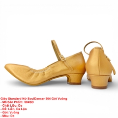 Giày Standard Nữ SoulDancer 504 Gót Vuông (504SD) - Da.