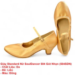 Giày Standard Nữ SoulDancer 504 Gót Nhọn (504SDN) - Da.