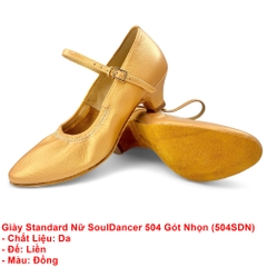 Giày Standard Nữ SoulDancer 504 Gót Nhọn (504SDN) - Da.