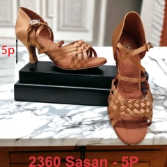 Giày Latin Nữ Sasan 2360 Gót 5.5cm (2360SS5P) - Nâu Da Bò