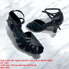 Giày Latin Nữ JigFoo 601811 Gót 6.5cm (601811J6P) - Đen