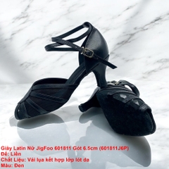 Giày Latin Nữ JigFoo 601811 Gót 6.5cm (601811J6P) - Đen