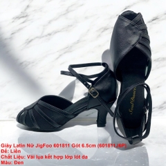 Giày Latin Nữ JigFoo 601811 Gót 6.5cm (601811J6P) - Đen