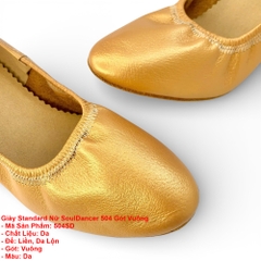 Giày Standard Nữ SoulDancer 504 Gót Vuông (504SD) - Da.