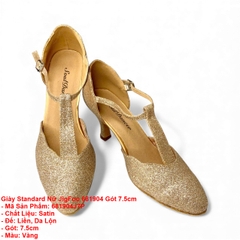 Giày Standard Nữ JigFoo 681904 Gót 7.5cm (681904J7P) - Vàng Kim