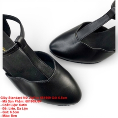 Giày Standard Nữ JigFoo 681909 Gót 6.5cm (681909J6P) - Đen