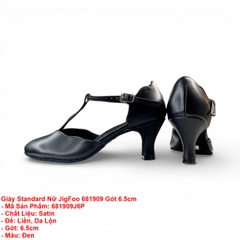 Giày Standard Nữ JigFoo 681909 Gót 6.5cm (681909J6P) - Đen
