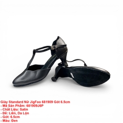 Giày Standard Nữ JigFoo 681909 Gót 6.5cm (681909J6P) - Đen