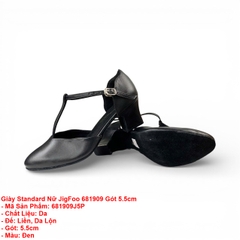 Giày Standard Nữ JigFoo 681909 Gót 5.5cm (681909J5P) - Đen