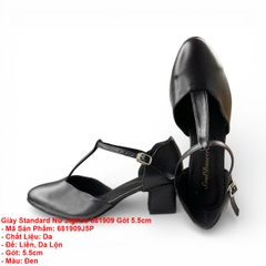 Giày Standard Nữ JigFoo 681909 Gót 5.5cm (681909J5P) - Đen