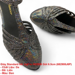 Giày Standard Nữ JigFoo 682908 Gót 6.5cm (682908J6P) - Đen