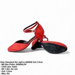 Giày Standard Nữ JigFoo 685608 Gót 3.5cm (685608J3P) - Đỏ