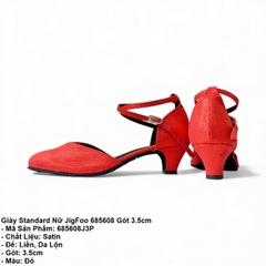 Giày Standard Nữ JigFoo 685608 Gót 3.5cm (685608J3P) - Đỏ
