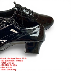 Giày Latin Nam Sasan 7710 (7710SS) - Đen Bóng