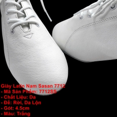 Giày Latin Nam Sasan 7712, Size 38-45 (7712SS) - Trắng
