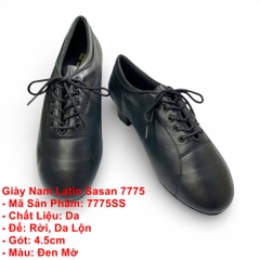 Giày Nam Latin Sasan 7775 (7775SS) - Đen Mờ