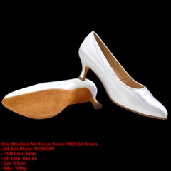 Giày Standard Nữ Focus Dance 7923 Gót 5.5cm (7923FD5P) - Trắng