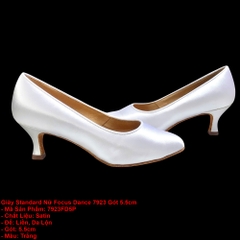 Giày Standard Nữ Focus Dance 7923 Gót 5.5cm (7923FD5P) - Trắng