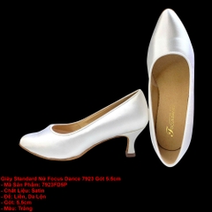 Giày Standard Nữ Focus Dance 7923 Gót 5.5cm (7923FD5P) - Trắng