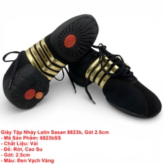 Giày Tập Nhảy Latin, Sasan 8823b (8823bSS) - Vàng