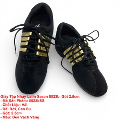 Giày Tập Nhảy Latin, Sasan 8823b (8823bSS) - Vàng