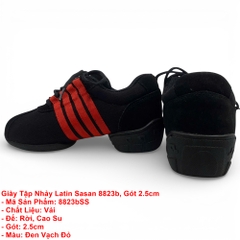 Giày Tập Nhảy Latin Sasan 8823b, Gót 2.5cm (8823bSS) - Đỏ
