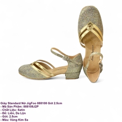 Giày Standard Nữ JigFoo 888108 Gót 2.5cm (888108J2P) - Vàng Kim Sa
