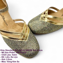 Giày Standard Nữ JigFoo 888108 Gót 2.5cm (888108J2P) - Vàng Kim Sa