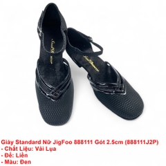 Giày Standard Nữ JigFoo 888111 Gót 2.5cm (888111J2P) - Đen