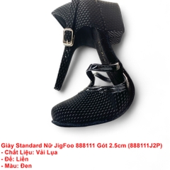 Giày Standard Nữ JigFoo 888111 Gót 2.5cm (888111J2P) - Đen