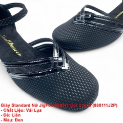 Giày Standard Nữ JigFoo 888111 Gót 2.5cm (888111J2P) - Đen
