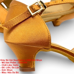 Giày Bé Gái SoulDancer 2358 Gót Nhọn (2358SDN) - Nâu Da Bò