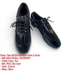 Giày Tập 9235 KDance Gót 2.0cm (9235K2P) - Đen