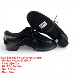 Giày Tập 9235 KDance Gót 2.0cm (9235K2P) - Đen